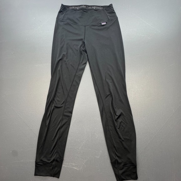 Patagonia Capilene Baselayer Pants Women's XS Black Lightweight Thermal Outdoor - Picture 1 of 10